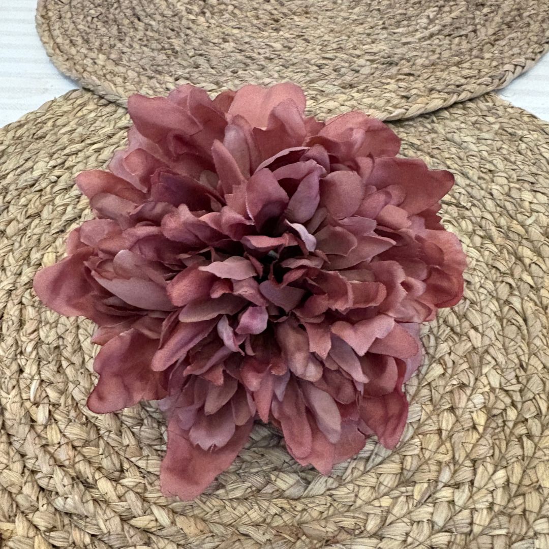 Flor de Flamenca "Peonía Real" - Complemento Especial Feria (2 colores)