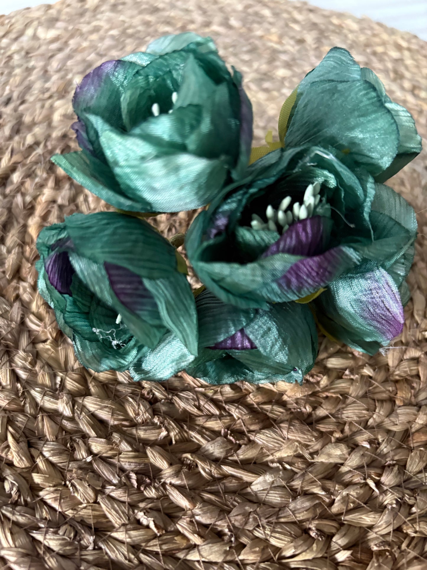 Ramillete de Flores de Tela Pequeñas para Pelo y Complementos | Varios Colores