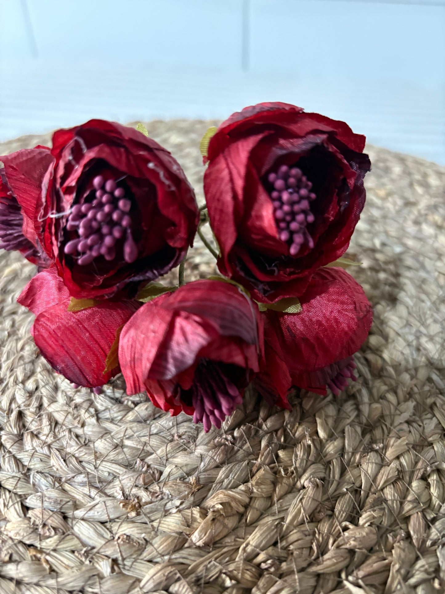 Ramillete de Flores de Tela Pequeñas para Pelo y Complementos | Varios Colores