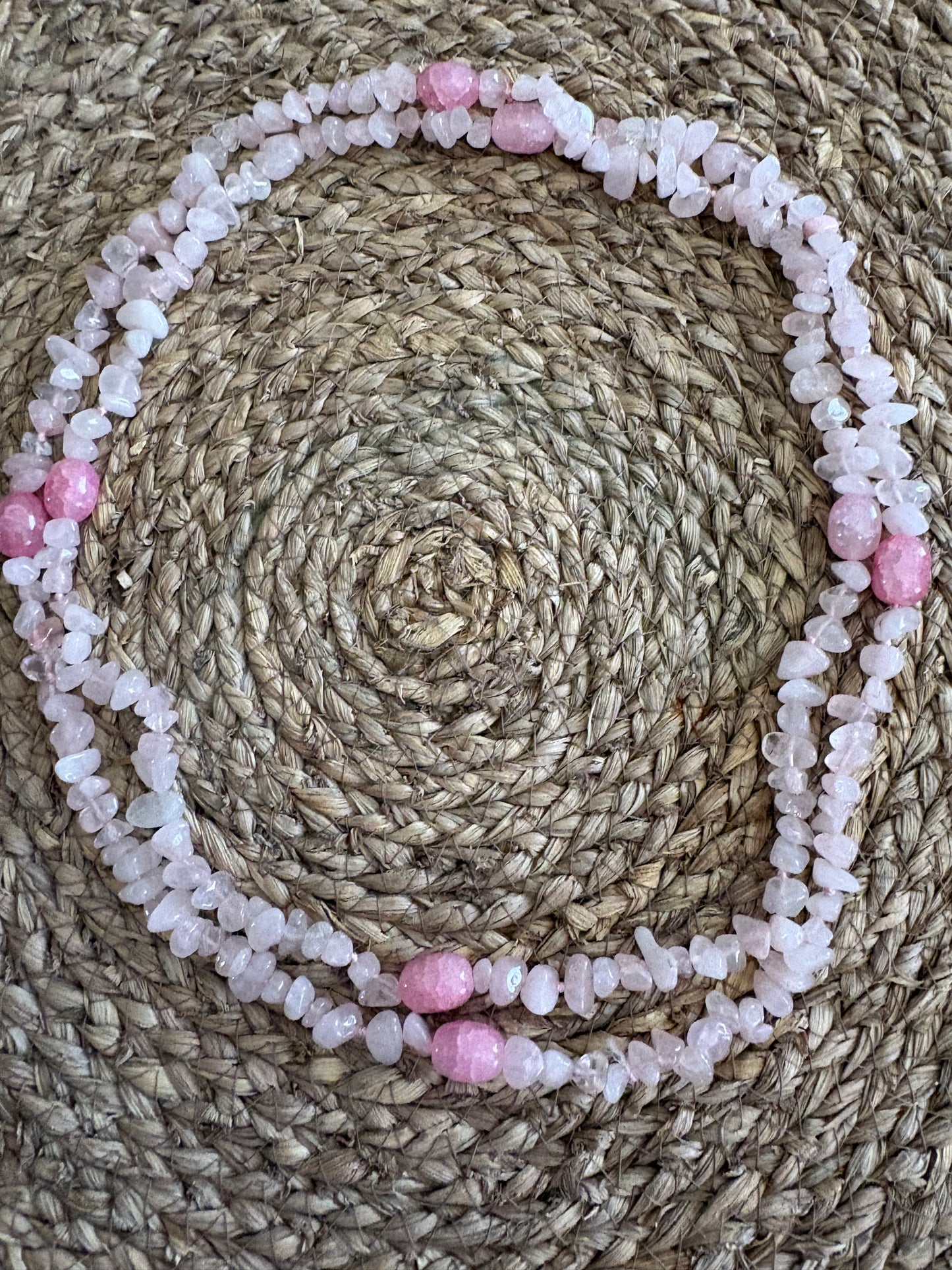 Collar Boho de Piedras Irregulares y Cuentas de Resina (2 colores)