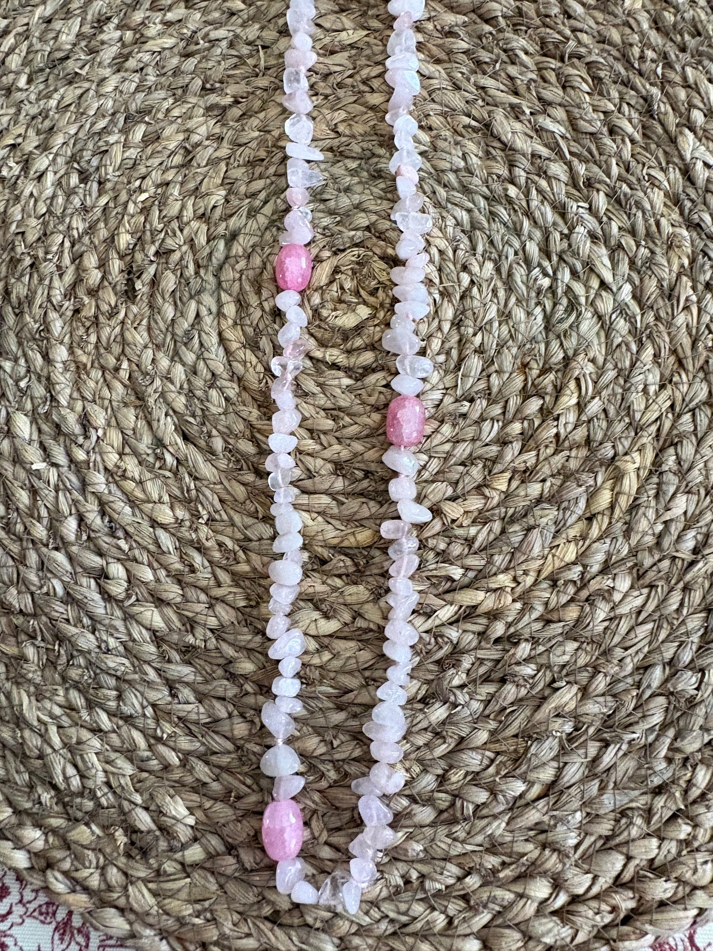Collar Boho de Piedras Irregulares y Cuentas de Resina (2 colores)