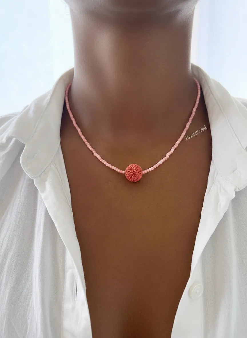 Collar Frambuesa Coral