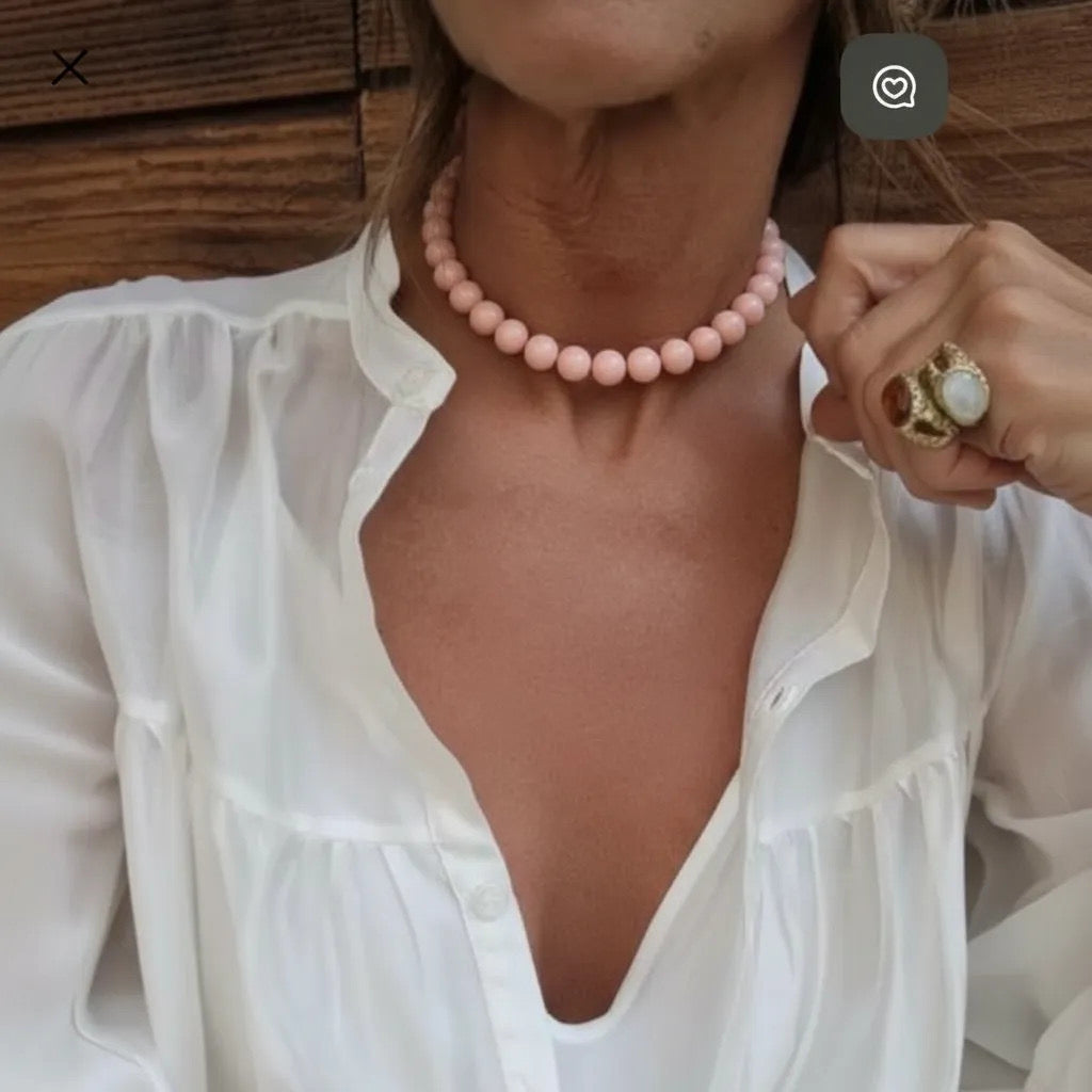Collar Nube de Cuentas de 10 mm