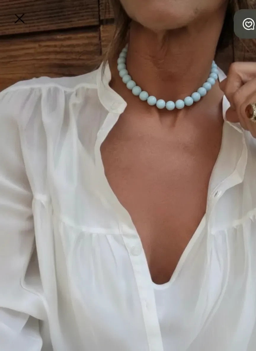 Collar Nube de Cuentas de 10 mm